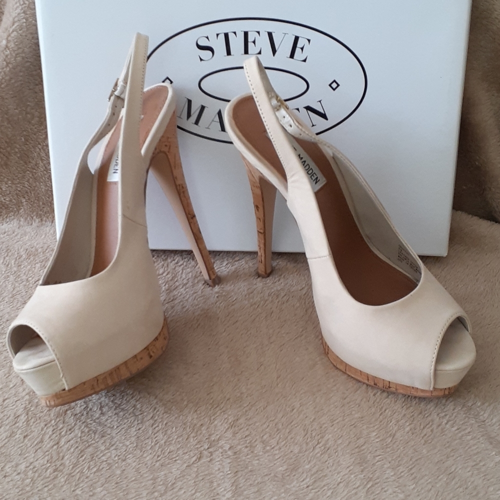 Steve MADDEN ☺ peep-toe slingback